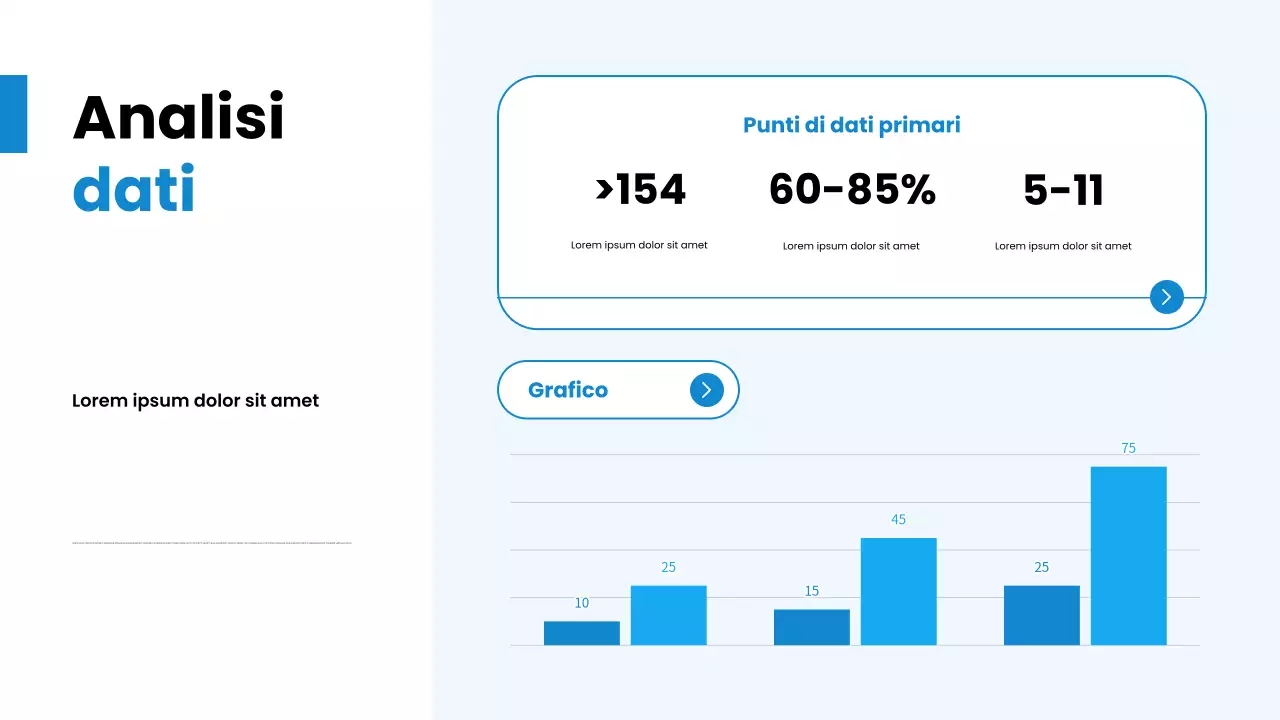 Presentazione delle tendenze sanitarie moderne blu