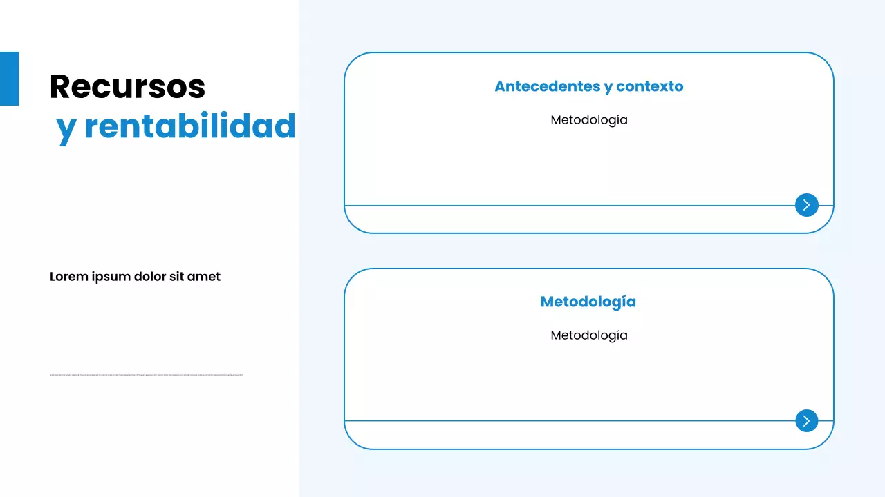 Presentación de tendencias de atención médica moderna en Blue