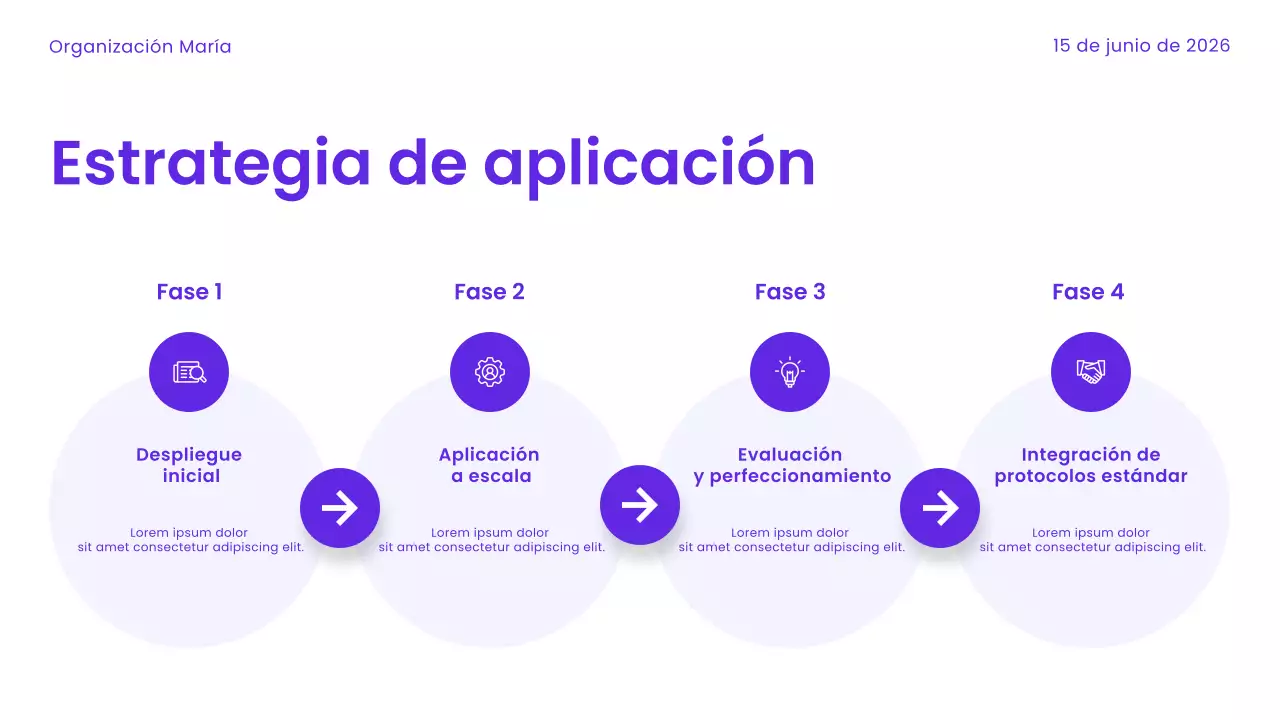 Presentación de atención médica moderna púrpura