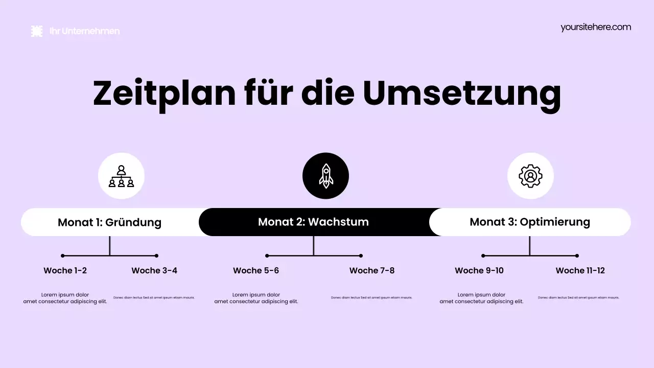 Schwarze moderne Marketing-Promotion-Präsentation