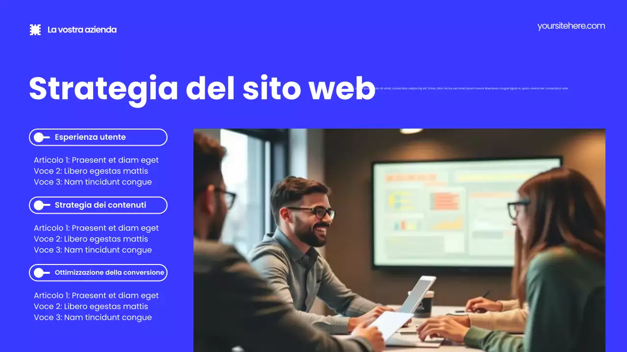 Presentazione promozionale del marketing moderno nero