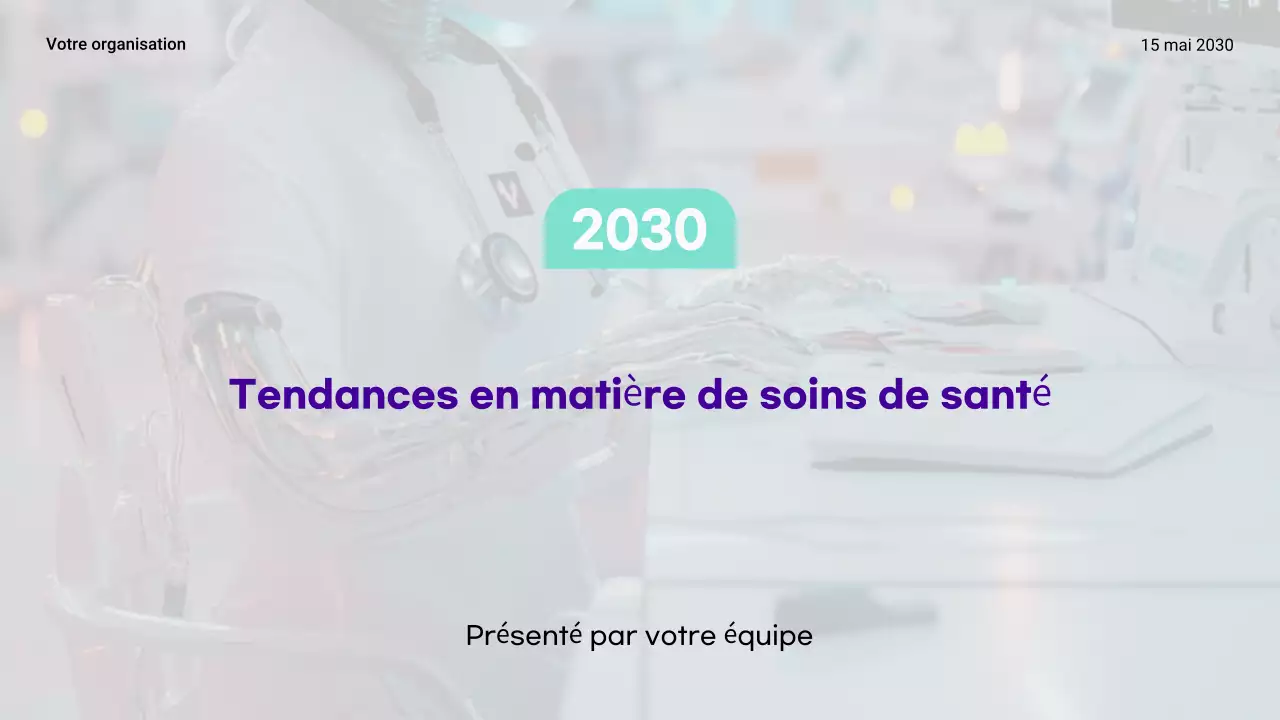 présentation de soins de santé modernes à la menthe