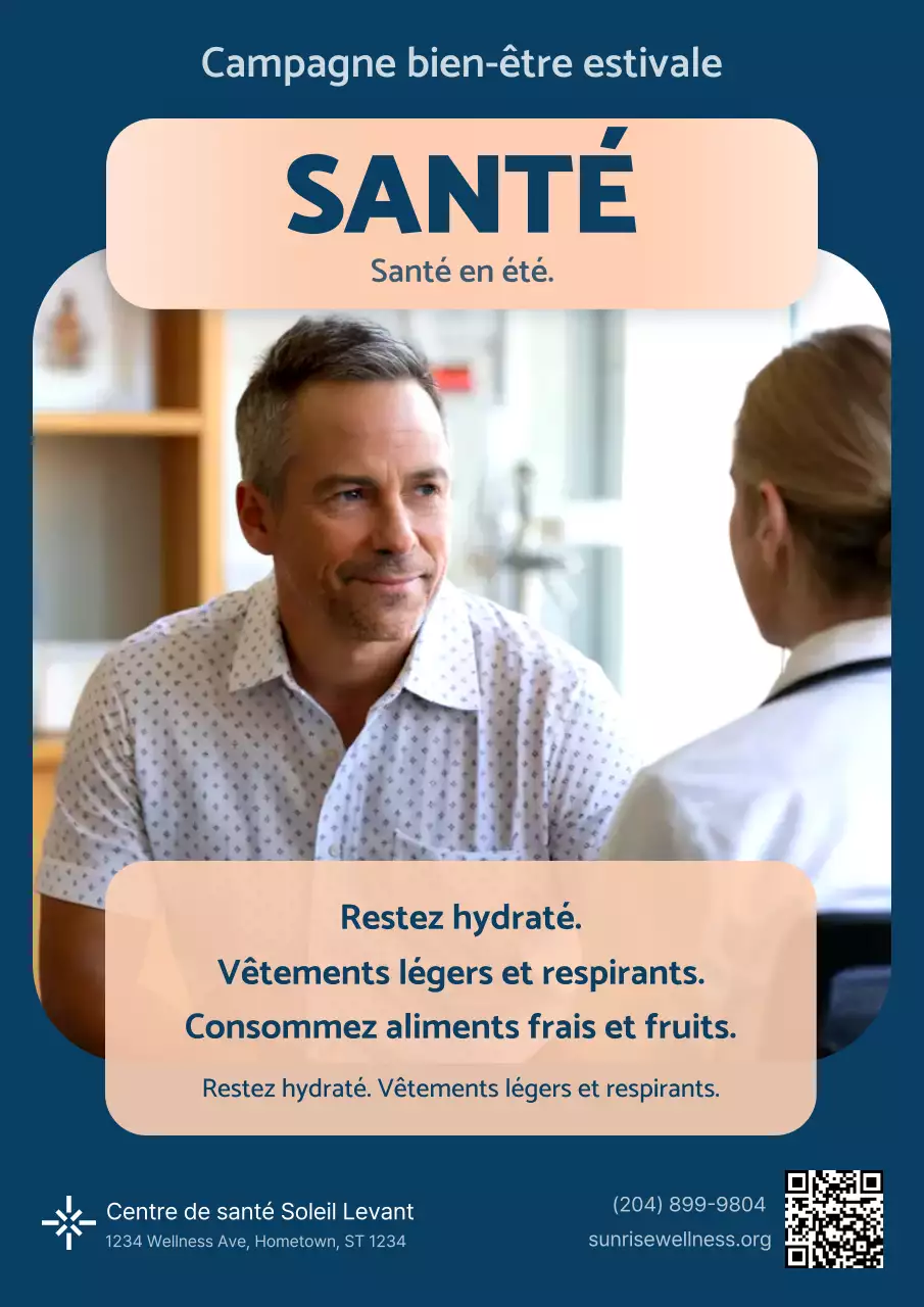 Annonce du bien-être moderne de la Marine Hôpital Médical