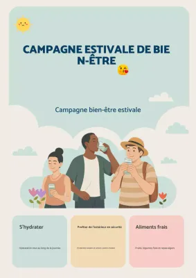 Annonce de bien-être moderne beige Hôpital Médical