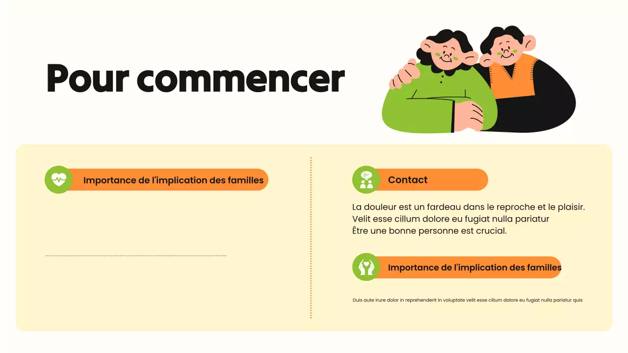 Présentation illustrative en gras, vert et orange, sur la toxicomanie