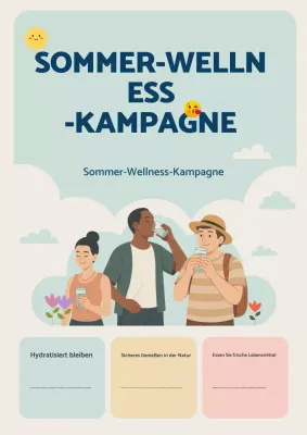 Beige Modern Wellness Ankündigung Krankenhaus Medizin