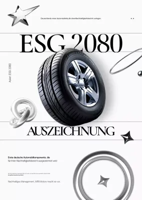 Werbung für den Nachhaltigkeitsbericht „Black Modern“