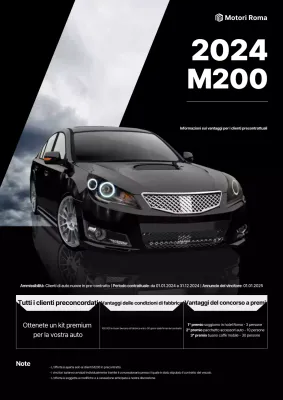 Promozione auto di lusso nera