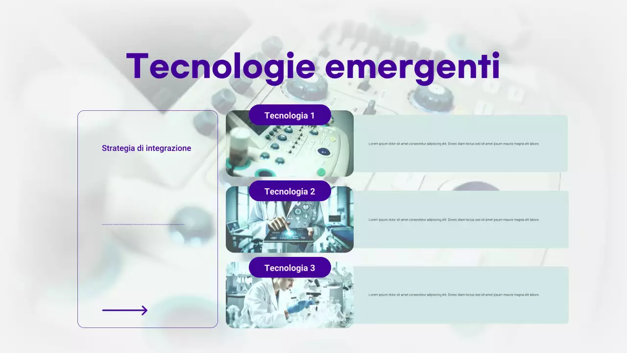 presentazione moderna dell'assistenza sanitaria alla menta