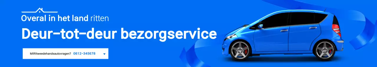 Advertentie voor Blue Modern Car Service