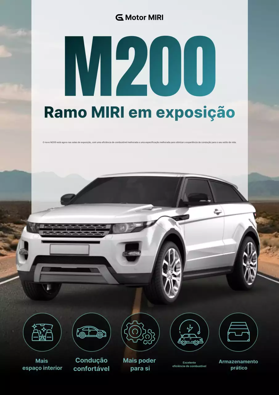 Exposição de carros modernos e elegantes