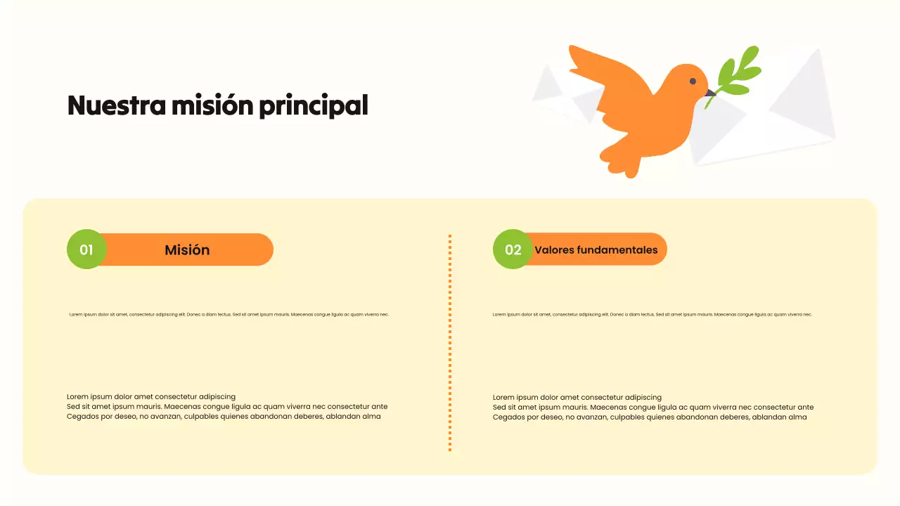 Presentación ilustrativa sobre el abuso de sustancias en tonos verdes y naranjas