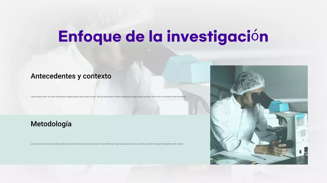 Presentación moderna de atención médica de menta