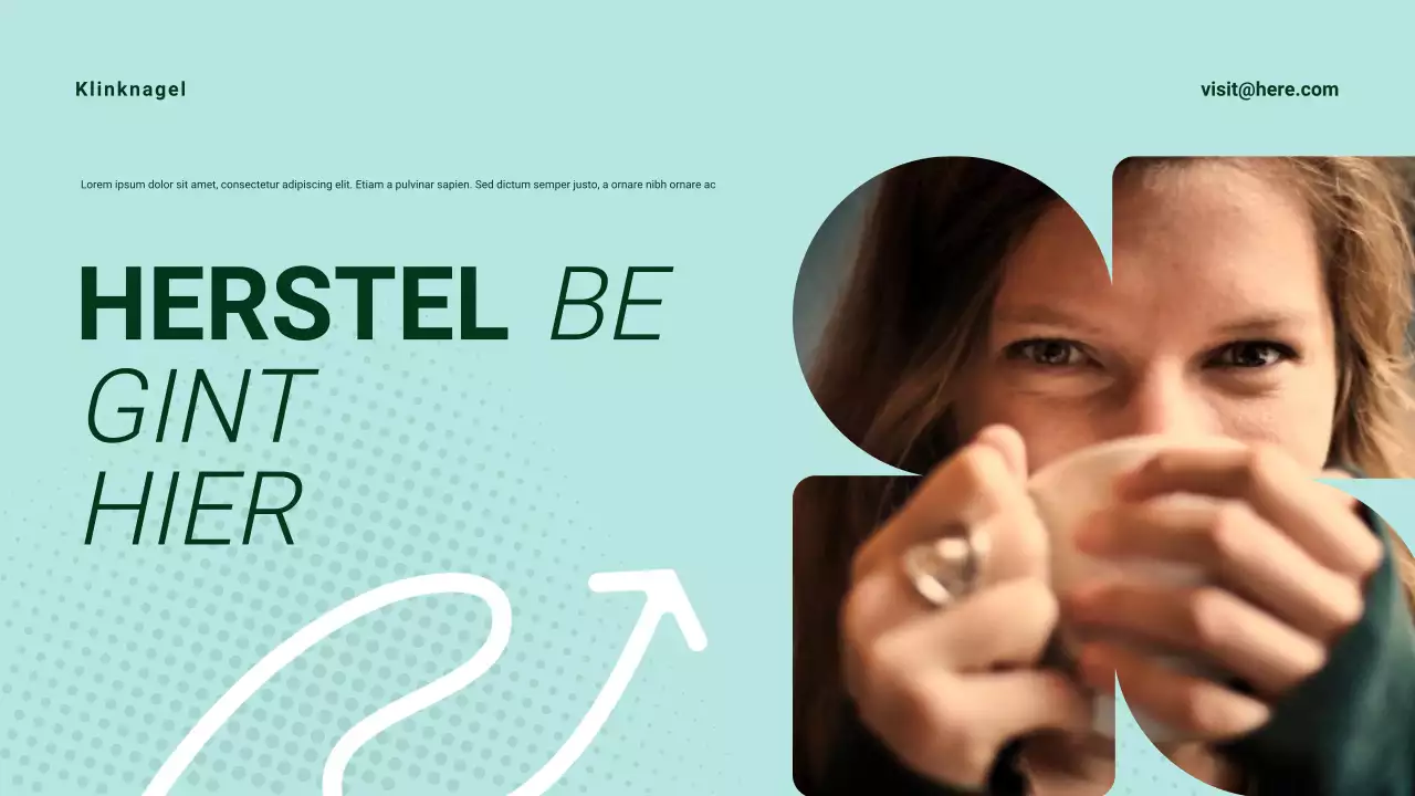 Beige moderne gezondheidszorg promotie presentatie