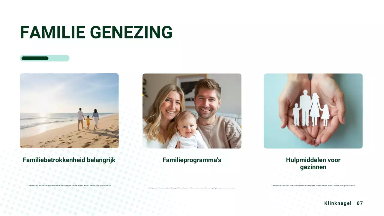 Beige moderne gezondheidszorg promotie presentatie