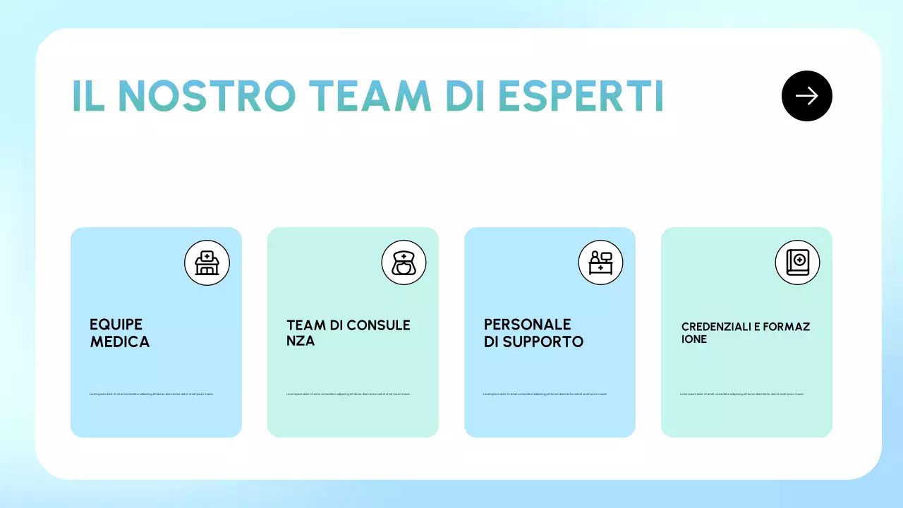 presentazione di recupero minimo blu