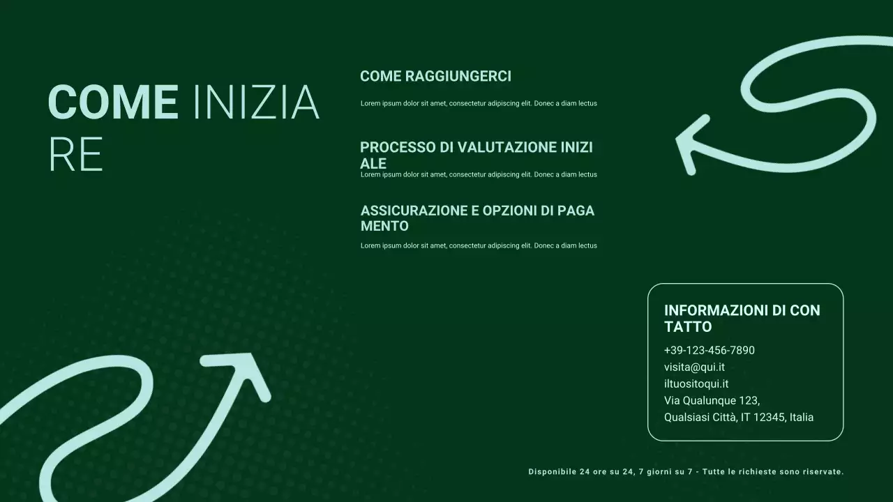 Presentazione della promozione dell'assistenza sanitaria moderna Beige