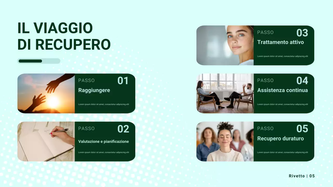 Presentazione della promozione dell'assistenza sanitaria moderna Beige