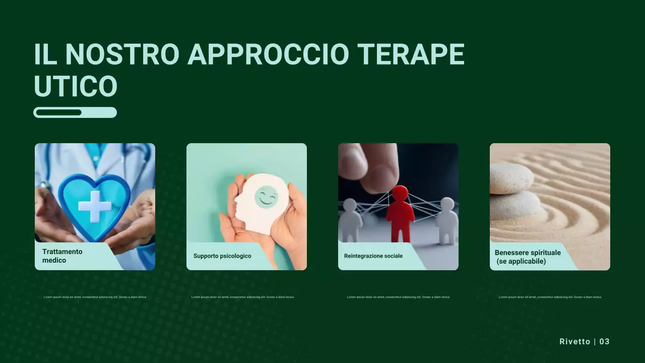 Presentazione della promozione dell'assistenza sanitaria moderna Beige