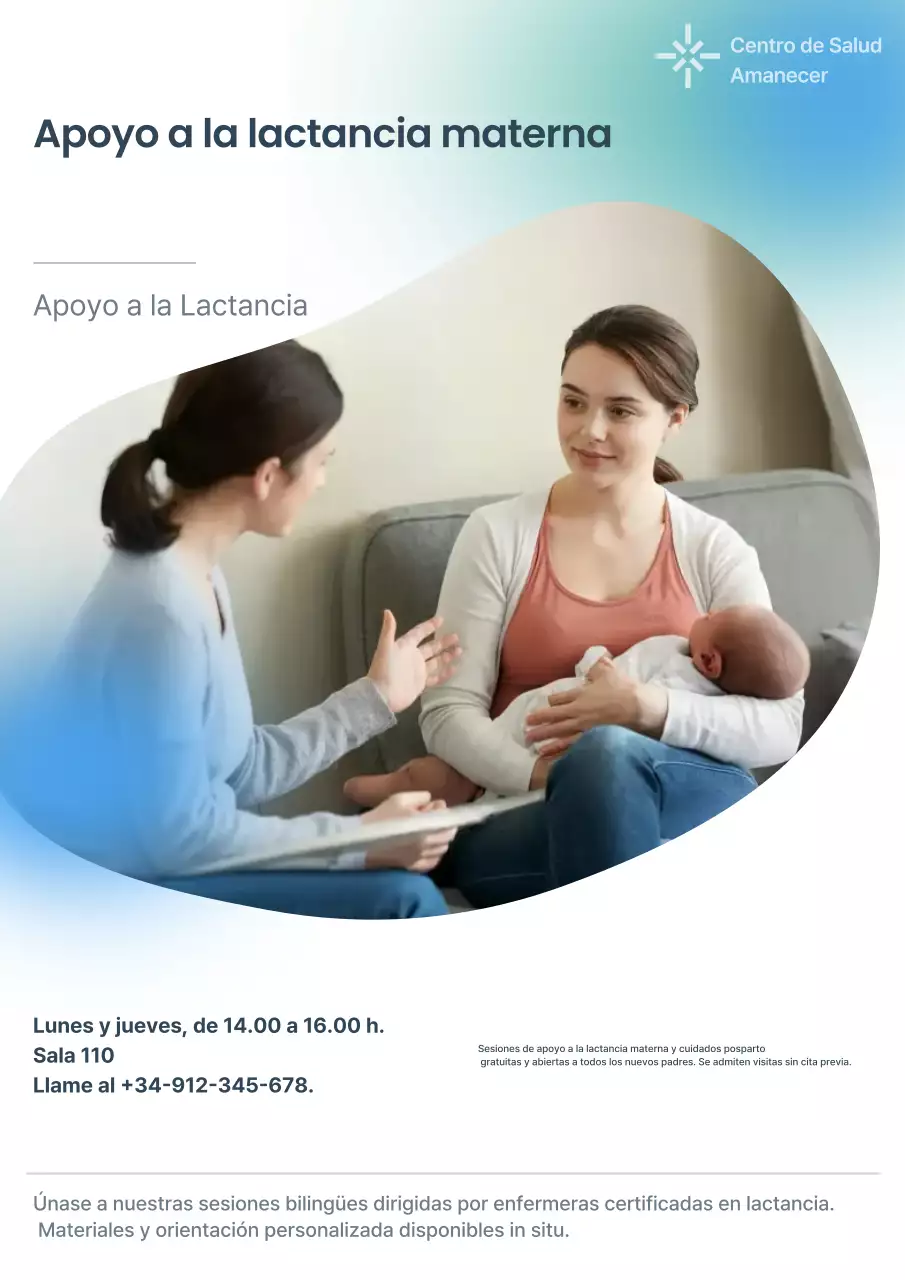 Hospital de Lactancia Materna Blue Modern Health Medical