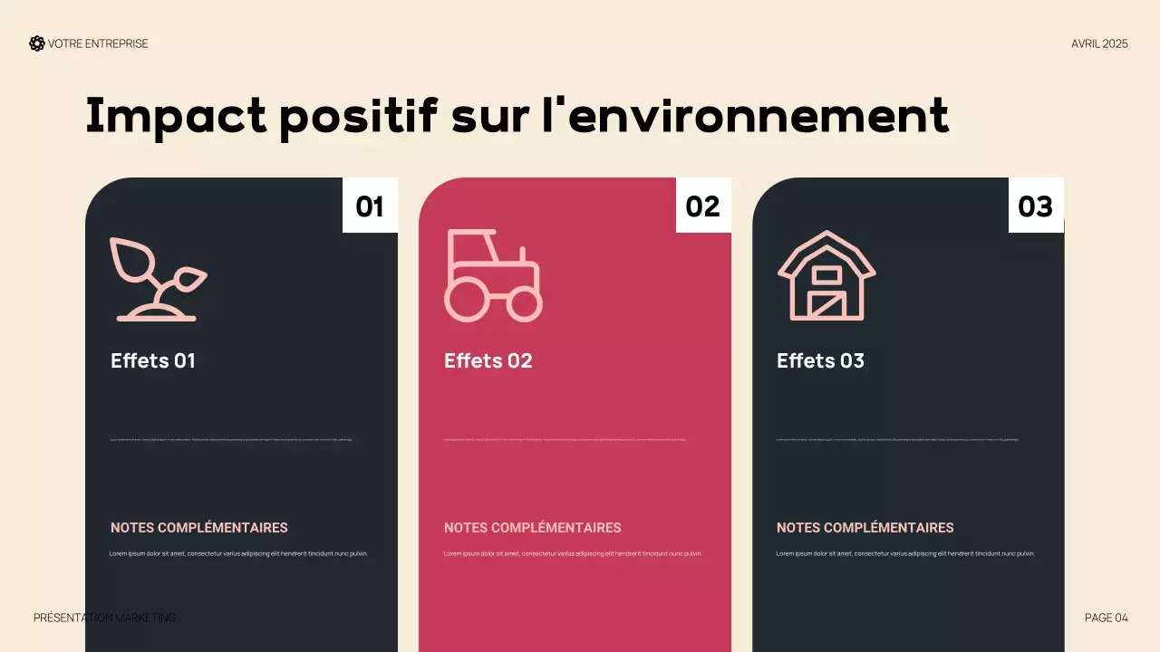 Présentation du rouge moderne et biologique