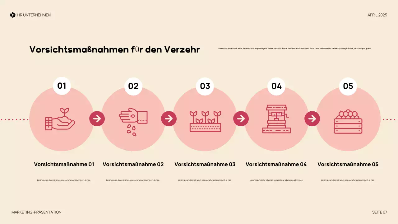 Rote moderne organische Präsentation