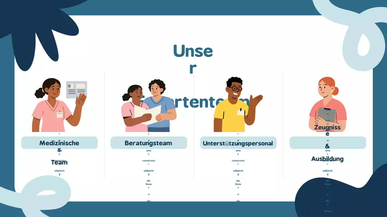 Blaue moderne Sucht-Ankündigung Präsentation