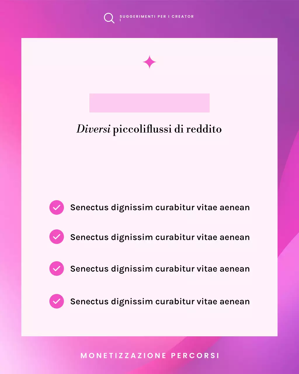 Guida alla monetizzazione dei creatori - Post carosello di Instagram