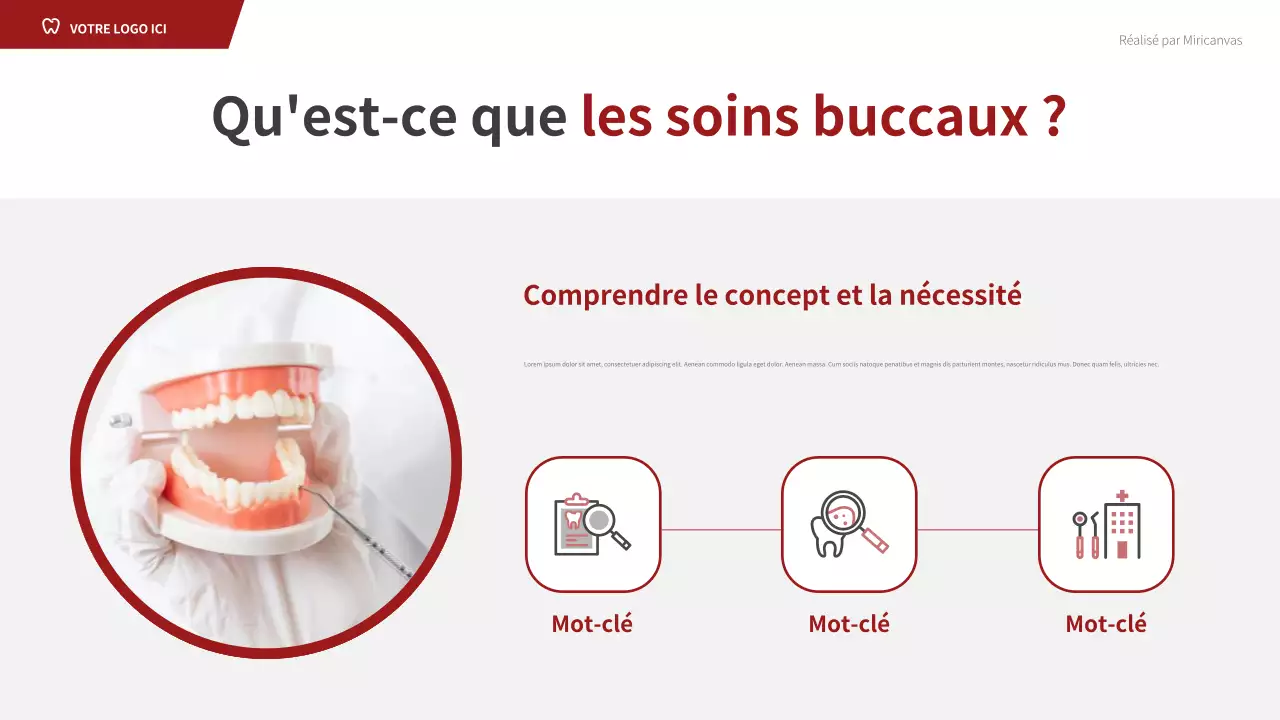 Présentation du guide dentaire professionnel rouge