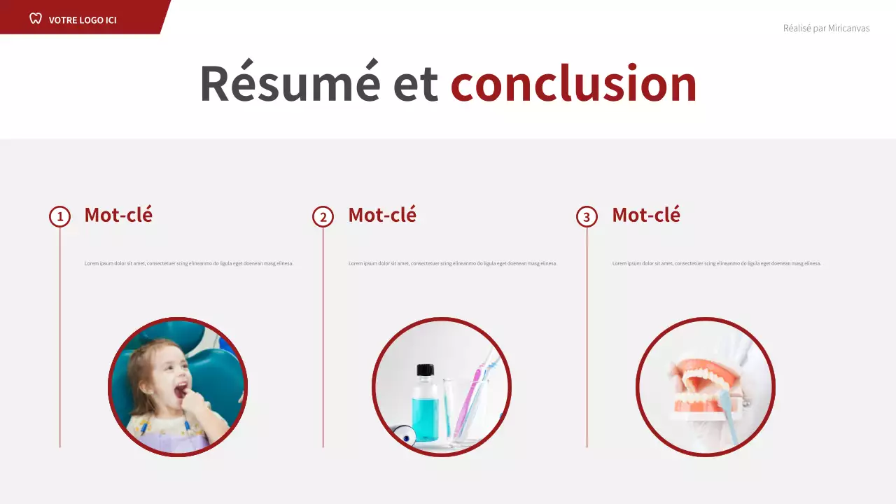 Présentation du guide dentaire professionnel rouge