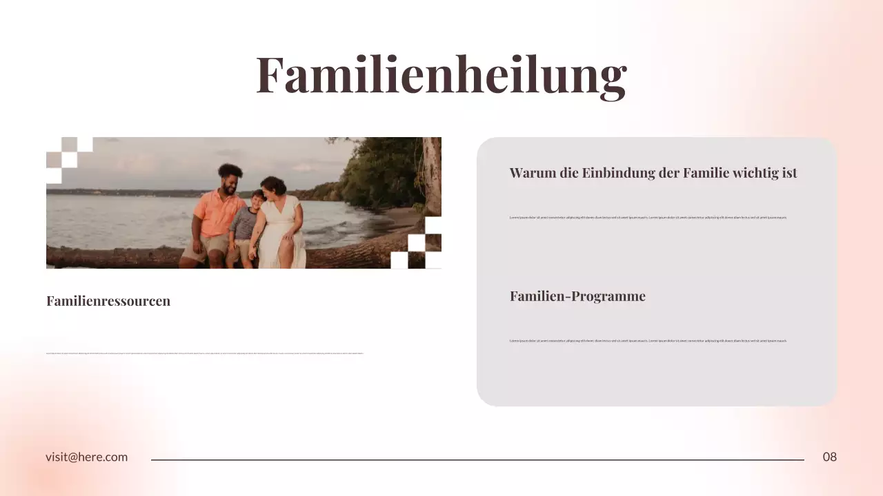 Orange Minimal Recovery Ankündigung Präsentation