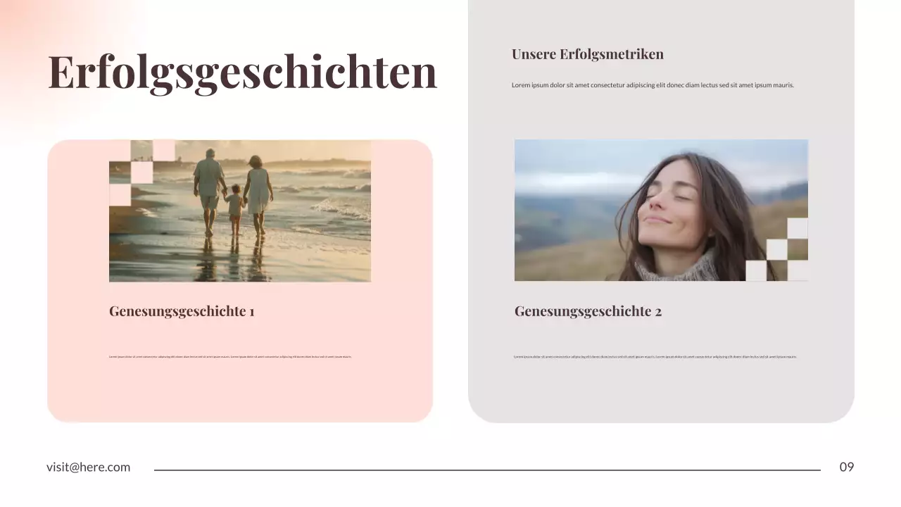 Orange Minimal Recovery Ankündigung Präsentation