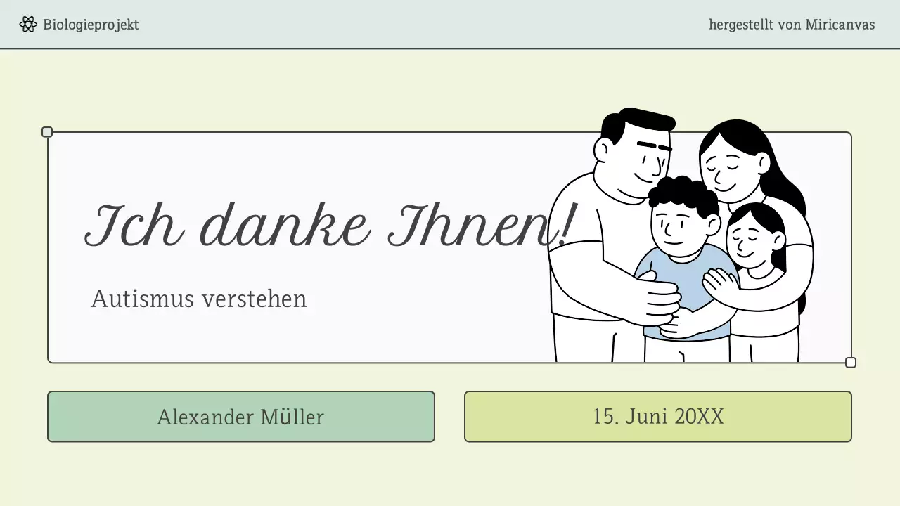 Mint Modern Science-Vorlesungspräsentation