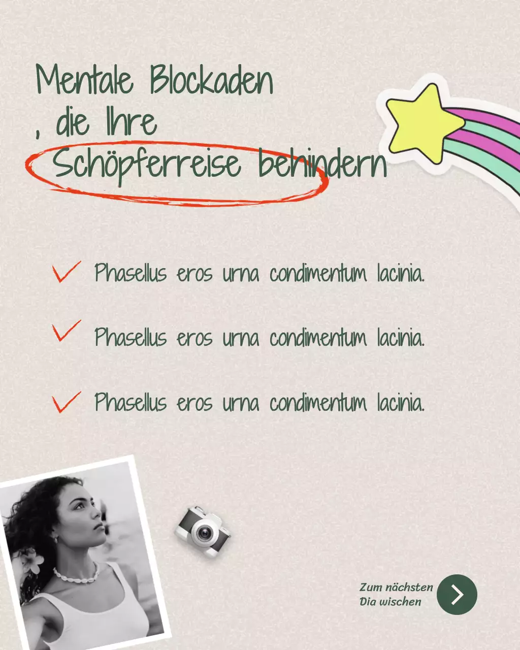 Grüner Trendy Social Media Guide