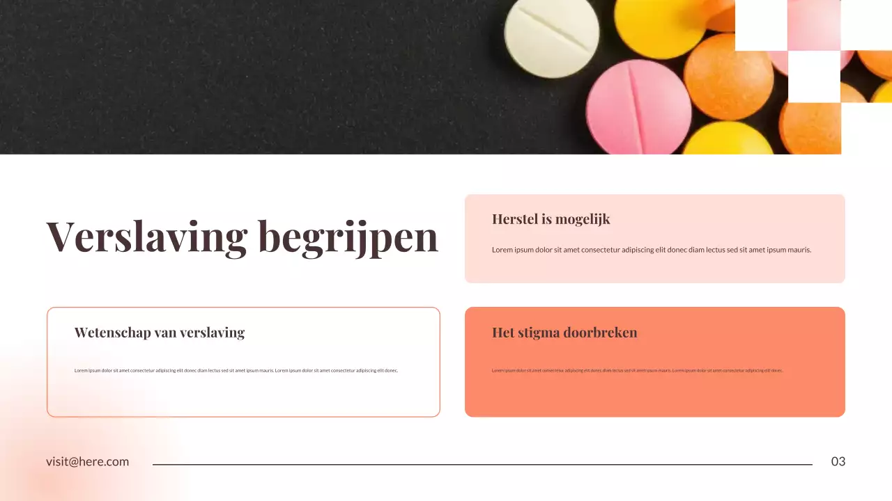 Presentatie over de aankondiging van minimaal herstel van Orange