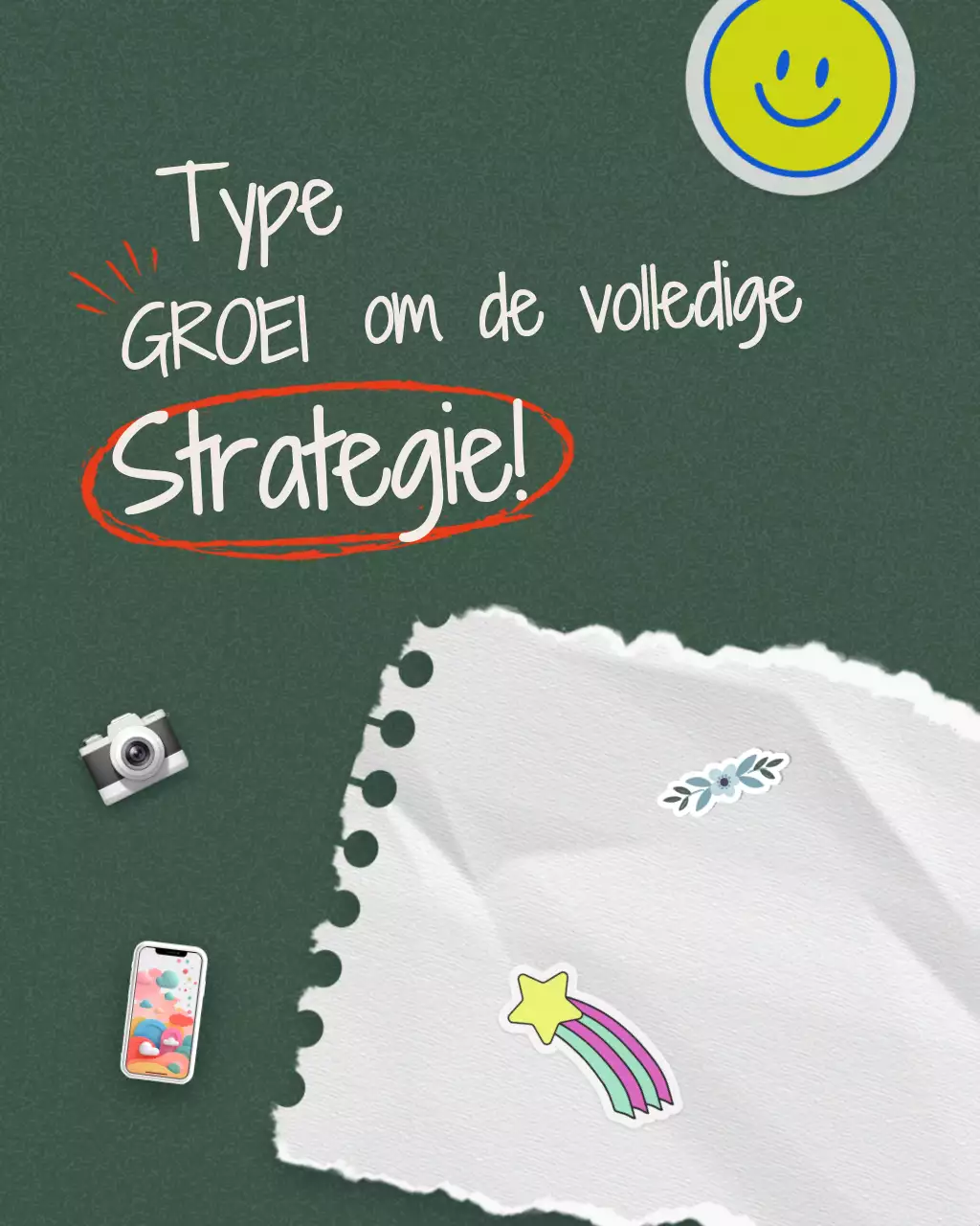 Groene Trendy Social Media Gids