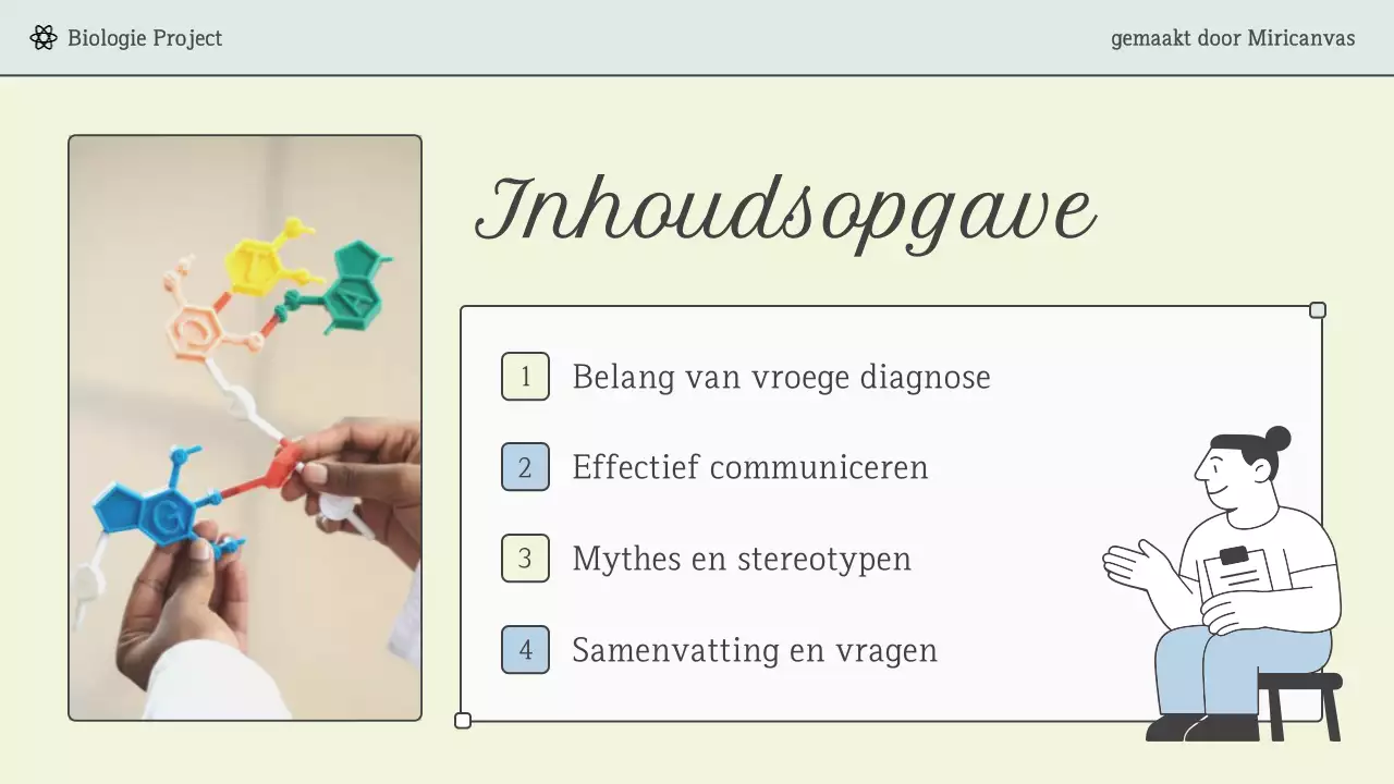 Presentatie van de Mint Modern Science-lezing