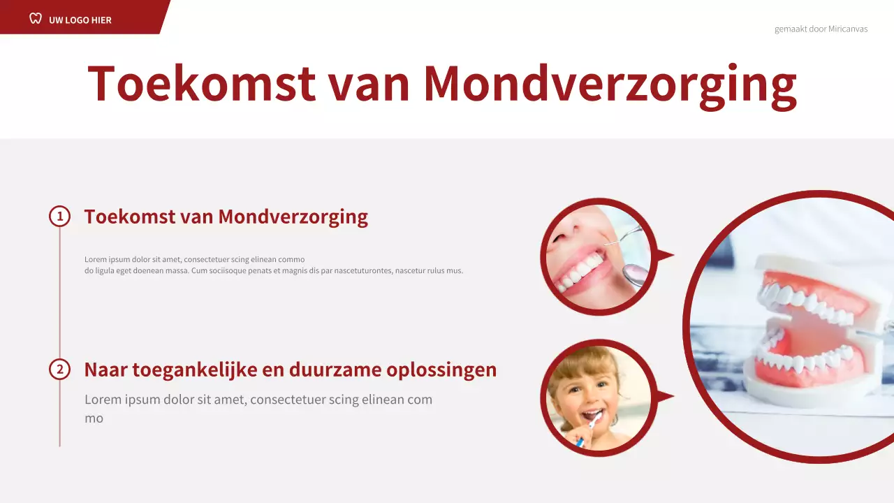 Presentatie van de Rode Professionele Tandartsgids