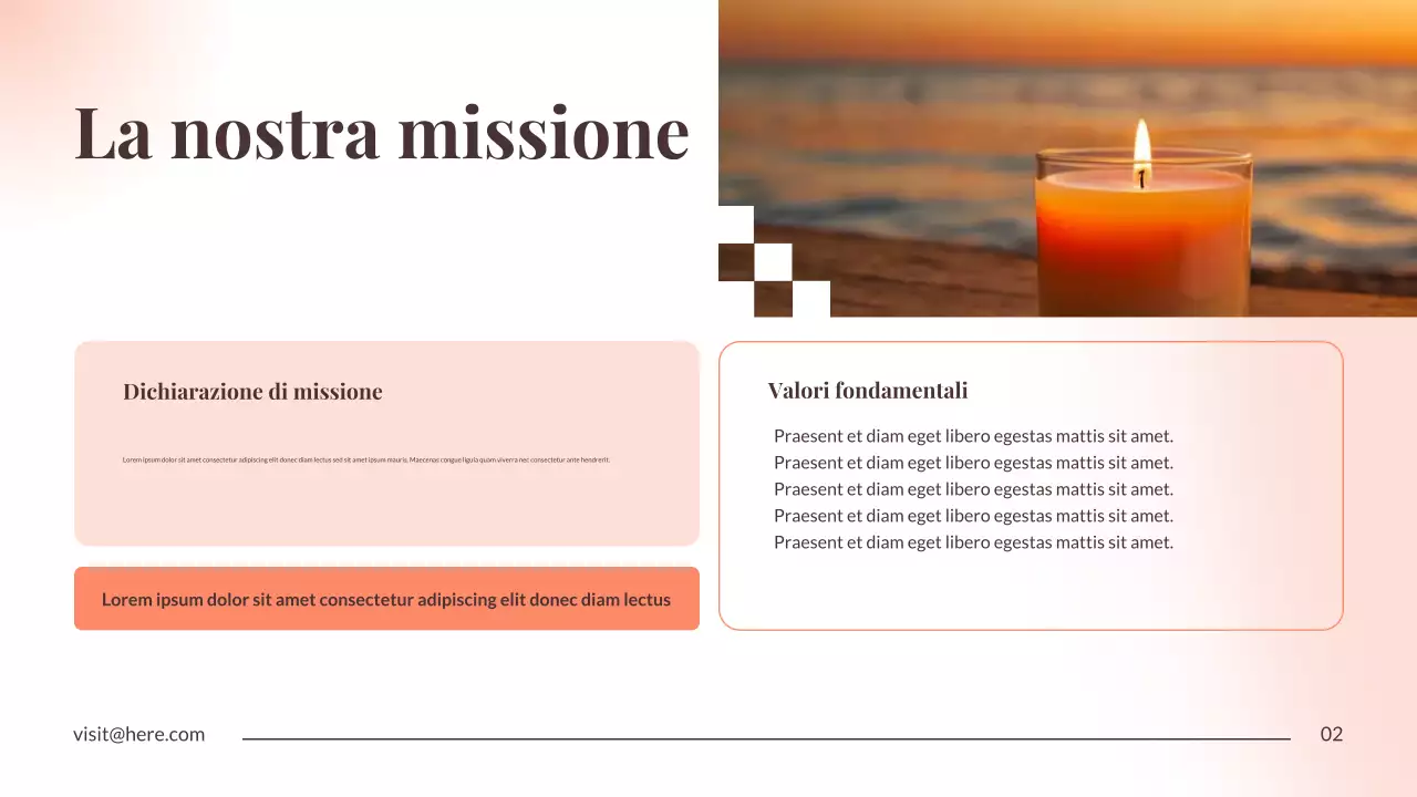 Presentazione dell'annuncio di Orange Minimal Recovery