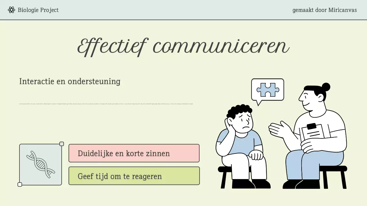 Presentatie van de Mint Modern Science-lezing