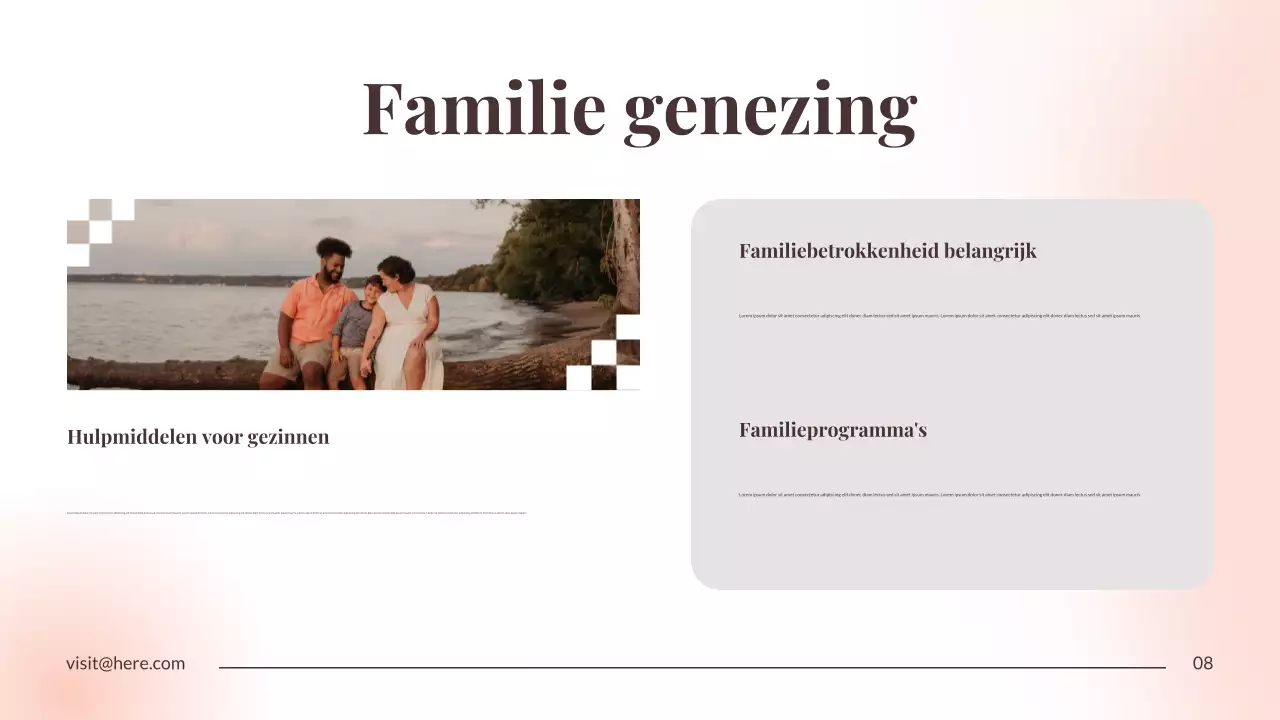 Presentatie over de aankondiging van minimaal herstel van Orange