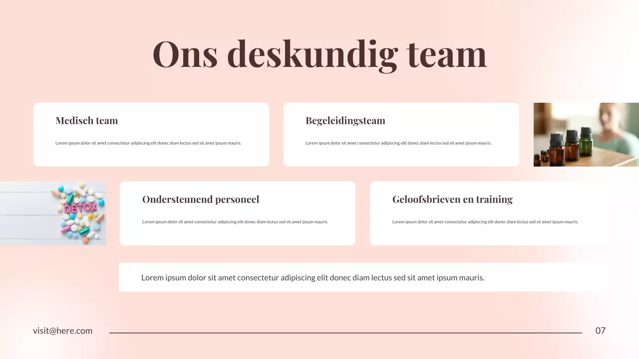 Presentatie over de aankondiging van minimaal herstel van Orange