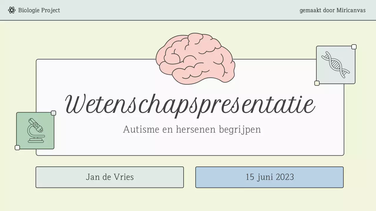 Presentatie van de Mint Modern Science-lezing