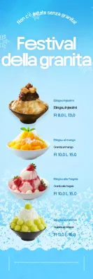 Promozione dessert pulito Sky Blue