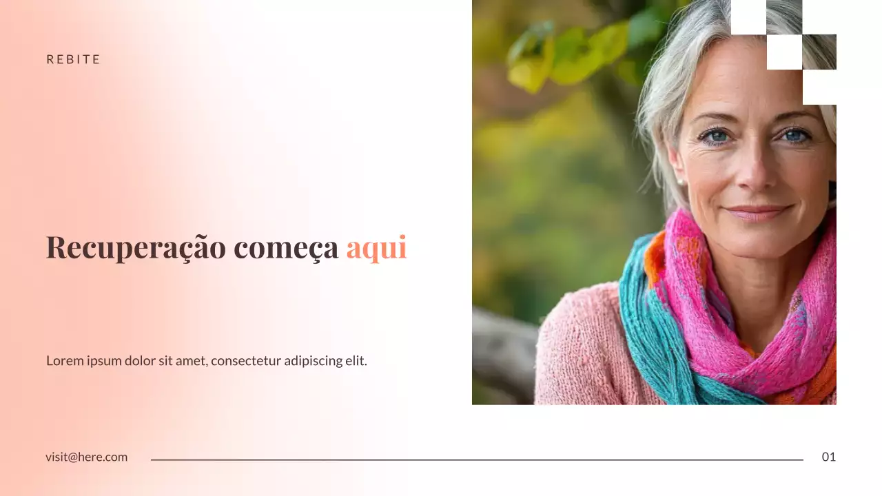 Apresentação do Anúncio de Recuperação Mínima Laranja