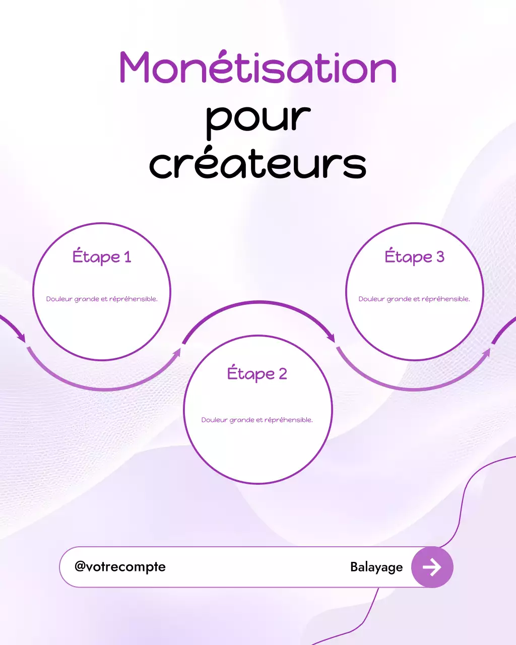 Guide du créateur Purple Modern : carrousel de publications Instagram