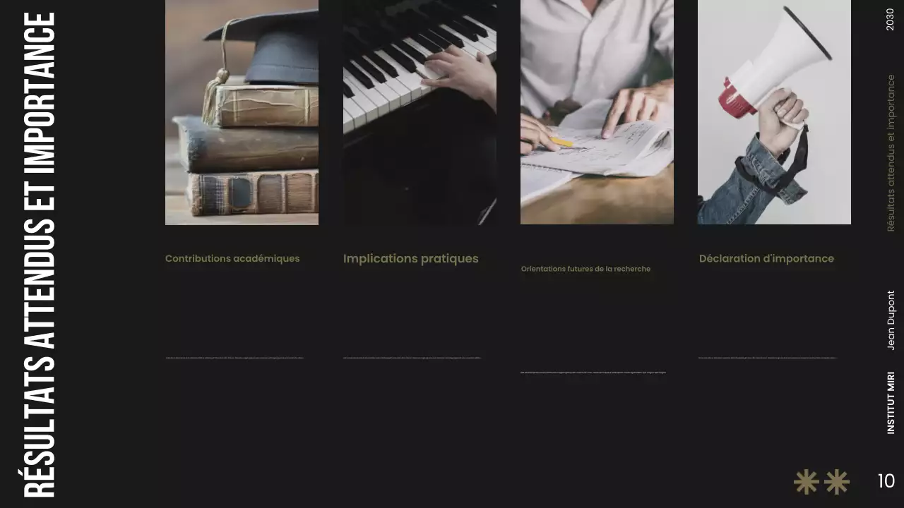 Présentation d'une proposition de recherche moderne sur l'obscurité