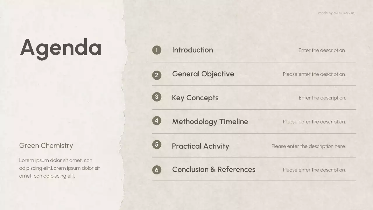 Green Modern Nature Chemistry Presentation