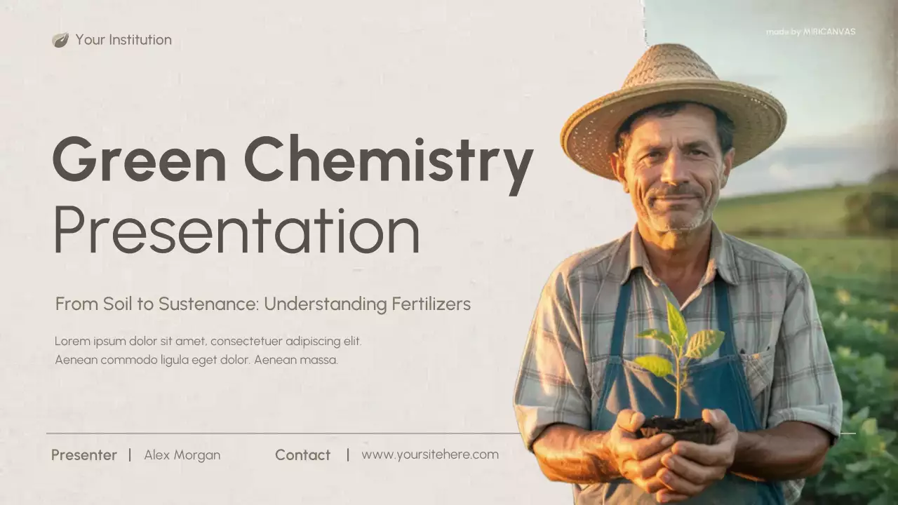 Green Modern Nature Chemistry Presentation