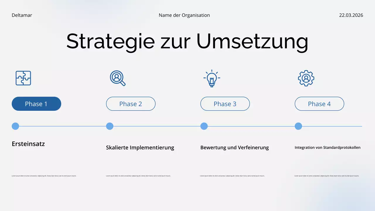 Präsentation des Blue and White Healthcare Trends and Insights Report